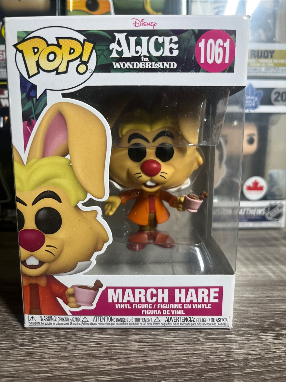 Funko Alice in Wonderland March Hare Pop! Figure - Yellow, Orange, Pink